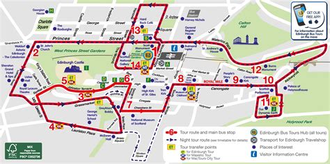 hop on hop off bus map.